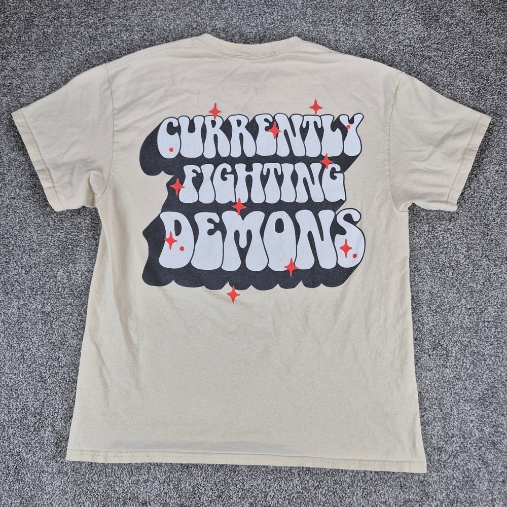 XPLR T-Shirt Mens Large Currently Fighting Demons Graphic Tee